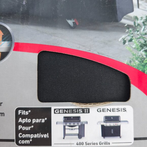 Weber Genesis II Premium Grill Cover for 400 Series Grills 7755 Black - New - Picture 4 of 4